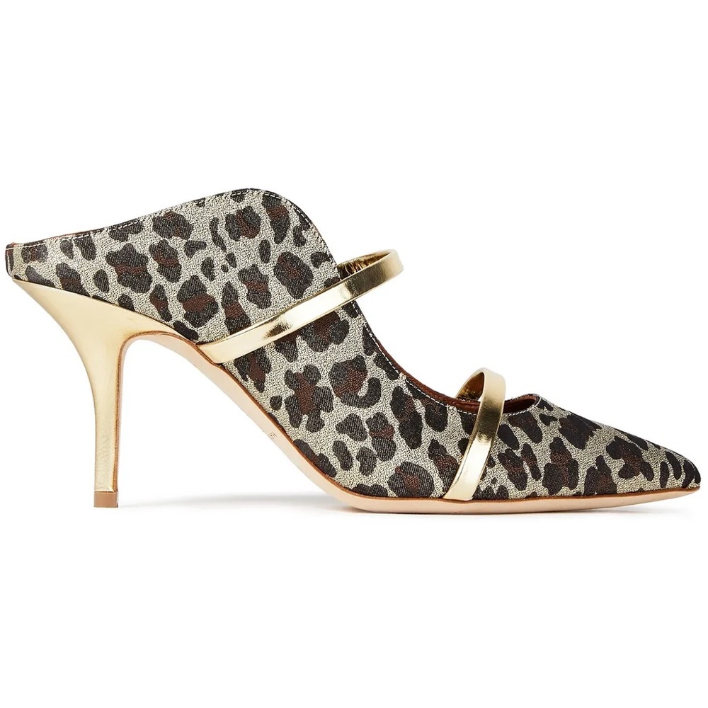 Leopard Malone Souliers Heels